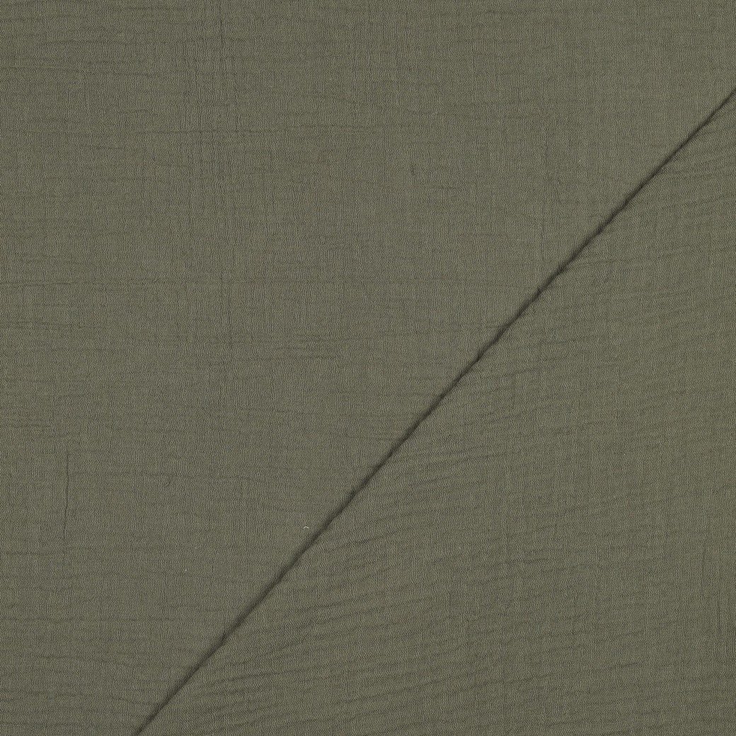 Hydrofiel Stof Donker Mosgroen – Zacht, Ademend & Oeko-Tex