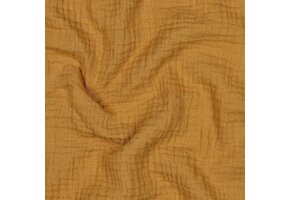 Baby Cotton – Mousseline Stof – Donker Oker