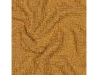 Baby Cotton – Mousseline Stof – Donker Oker