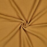 Hydrofiel Stof Donker Oker – Zacht, Ademend & Oeko-Tex