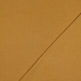 Hydrofiel Stof Donker Oker – Zacht, Ademend & Oeko-Tex