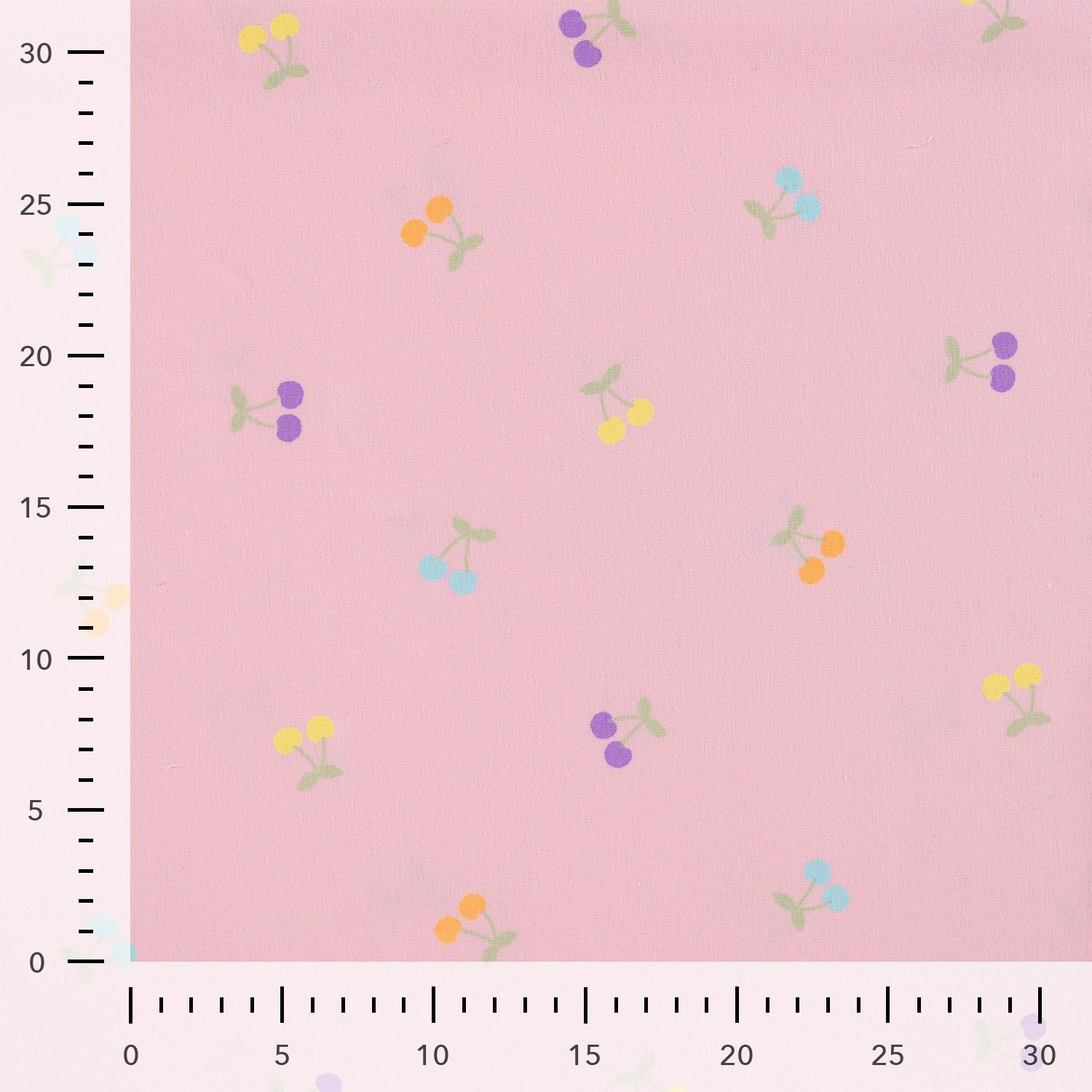 Jersey Katoen Stof Kersjes Roze – Zacht, Rekbaar & Ademend