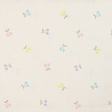 Jersey Katoen Stof Kersjes Ecru – Zacht, Rekbaar & Ademend