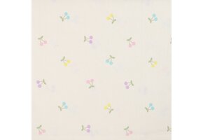 Jersey Katoen Stof – Kersjes Ecru