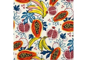 Katoen Stof Tutti Frutti – Crème