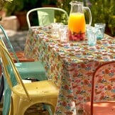 Katoen Stof Tutti Frutti Crème – Speels, Fris & Decoratief