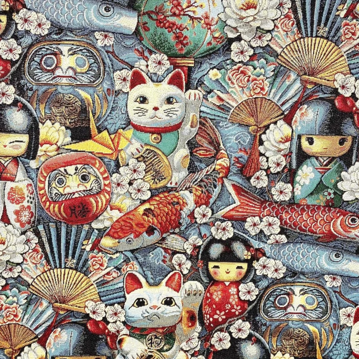 Gobelin Stof Kyoto Souvenirs – Multicolor | Interieur & DIY