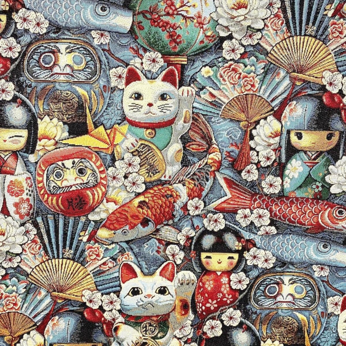 Gobelin Stof Kyoto Souvenirs – Multicolor | Interieur & DIY