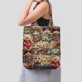 Gobelin Stof Miaouki Katten – Multicolor | Interieur & DIY