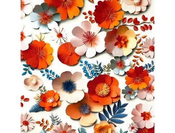 Katoen Canvas Stof Corolles – Multicolor