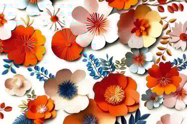 Katoen Canvas Stof Corolles – Multicolor