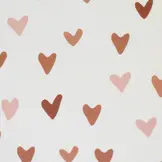 Rib Jersey Stof Grote Harten – Zacht & Tijdloos voor Baby & Kids