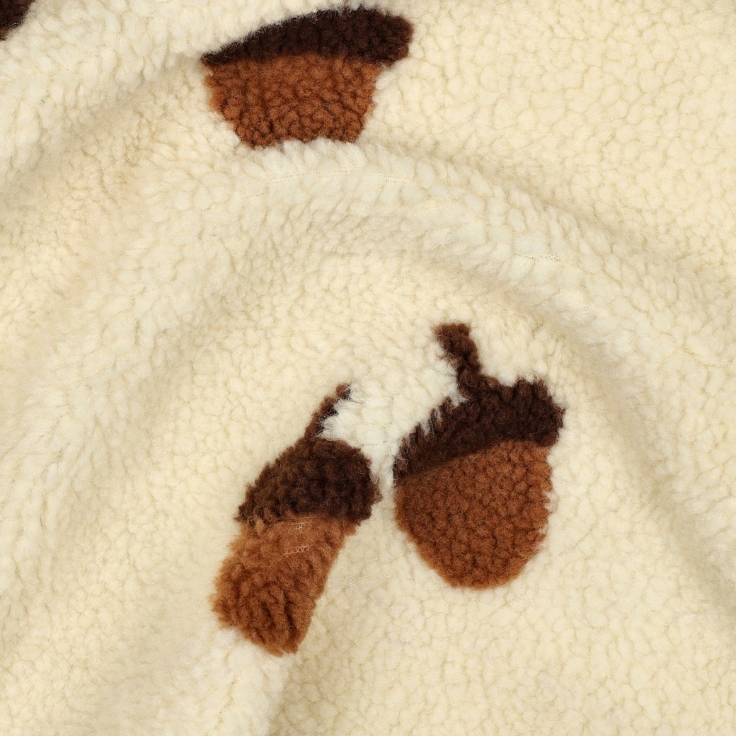 Teddy Stof Eikels – Ecru – Zacht, Warm & Speels