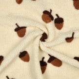 Teddy Stof Eikels – Ecru – Zacht, Warm & Speels