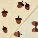 Teddy Stof Eikels – Ecru – Zacht, Warm & Speels