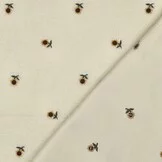 Teddy Stof Embroidery Zonnebloemen – Zacht, Warm & Speels