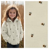 Teddy Stof Embroidery Zonnebloemen – Zacht, Warm & Speels