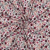 Organic Jersey Fuchsia Bloemenmix – Vrolijk, Trendy & Biologisch