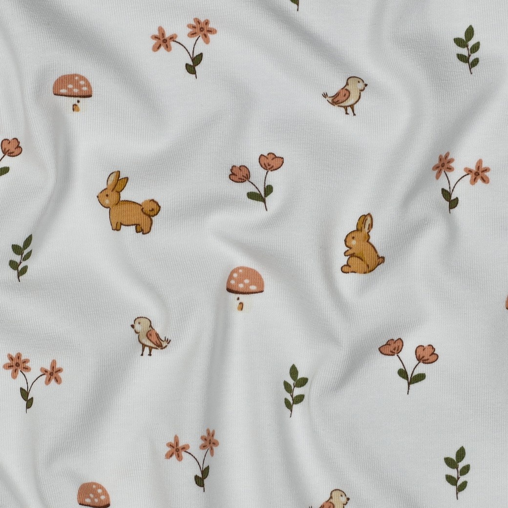 Organic Jersey Katoen Konijntjes – Lief, Zacht & Biologisch