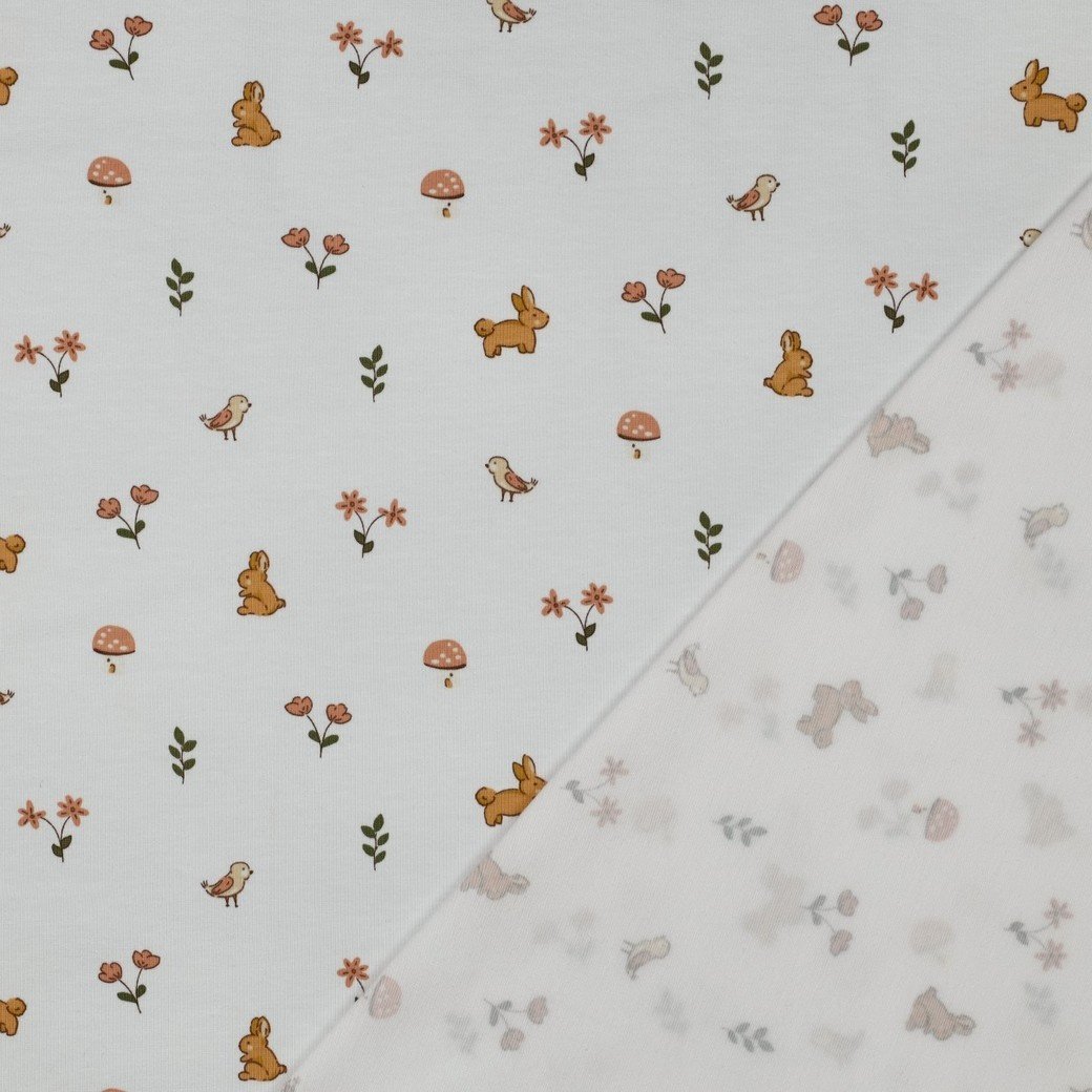 Organic Jersey Katoen Konijntjes – Lief, Zacht & Biologisch
