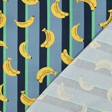 Jersey Katoen Fruit Petrol – Vrolijk, Zacht & Comfortabel