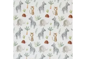 Rib Jersey Stof - Safari