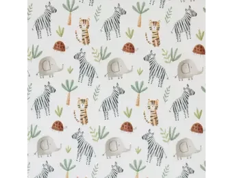 Rib Jersey Stof - Safari