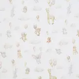 Rib Jersey Stof Dieren in de Lucht – Zacht & Dromerig