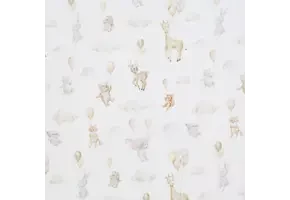 Rib Jersey Stof - Dieren In De Lucht