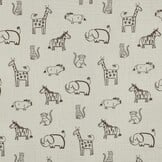 Hydrofiel Stof Safari Dieren Naturel – Zacht, Ademend & Oeko-Tex