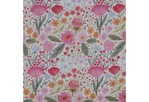 Hydrofiel Stof Digitale Print Bloemen – Roze