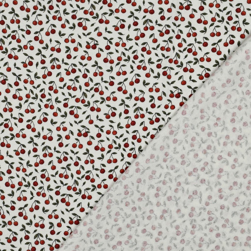 Rib Jersey Kersjes Ecru – Zacht, Stretchy & Super Cute