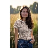 Rib Jersey Kersjes Ecru – Zacht, Stretchy & Super Cute