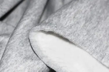 Joggingstof Gemeleerd Licht Grijs