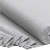 Boordstof Gemeleerd Licht Grijs – Zacht, Rekbaar & Duurzaam