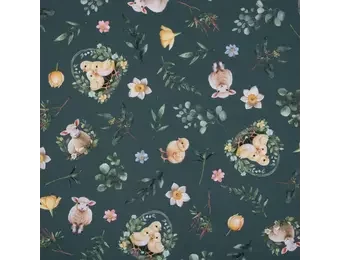 Katoen Half Panama – Paasweide Bohemian – Groen