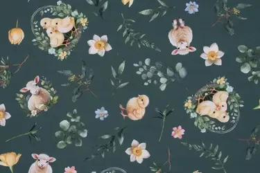 Katoen Half Panama – Paasweide Bohemian – Groen