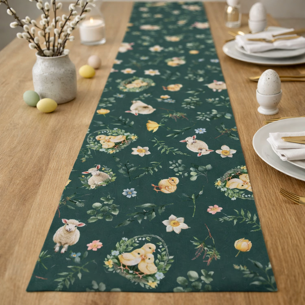 Paasstof Groen – Paasweide Bohemian Half Panama