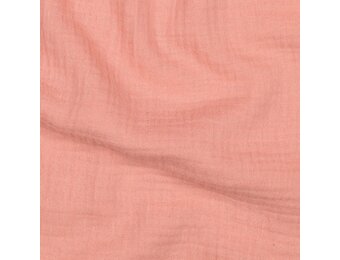 Baby Cotton – Mousseline Stof – Zalm Roze