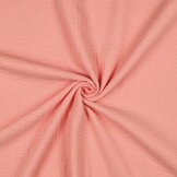 Hydrofiel Stof Zalm Roze – Zacht, Ademend & Oeko-Tex