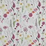 Katoen Voile Bloemen Wit – Luchtig, Zacht & Zomerse Print