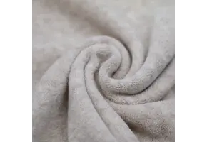 Stretch Badstof Beige Melange