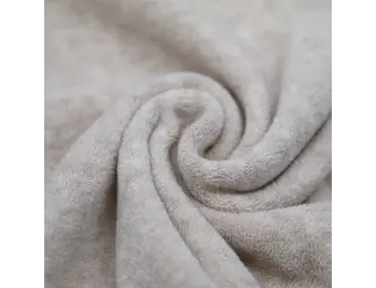 Stretch Badstof Beige Melange