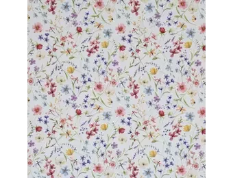 Jersey Katoen Digitale Print - Wilde Bloemen