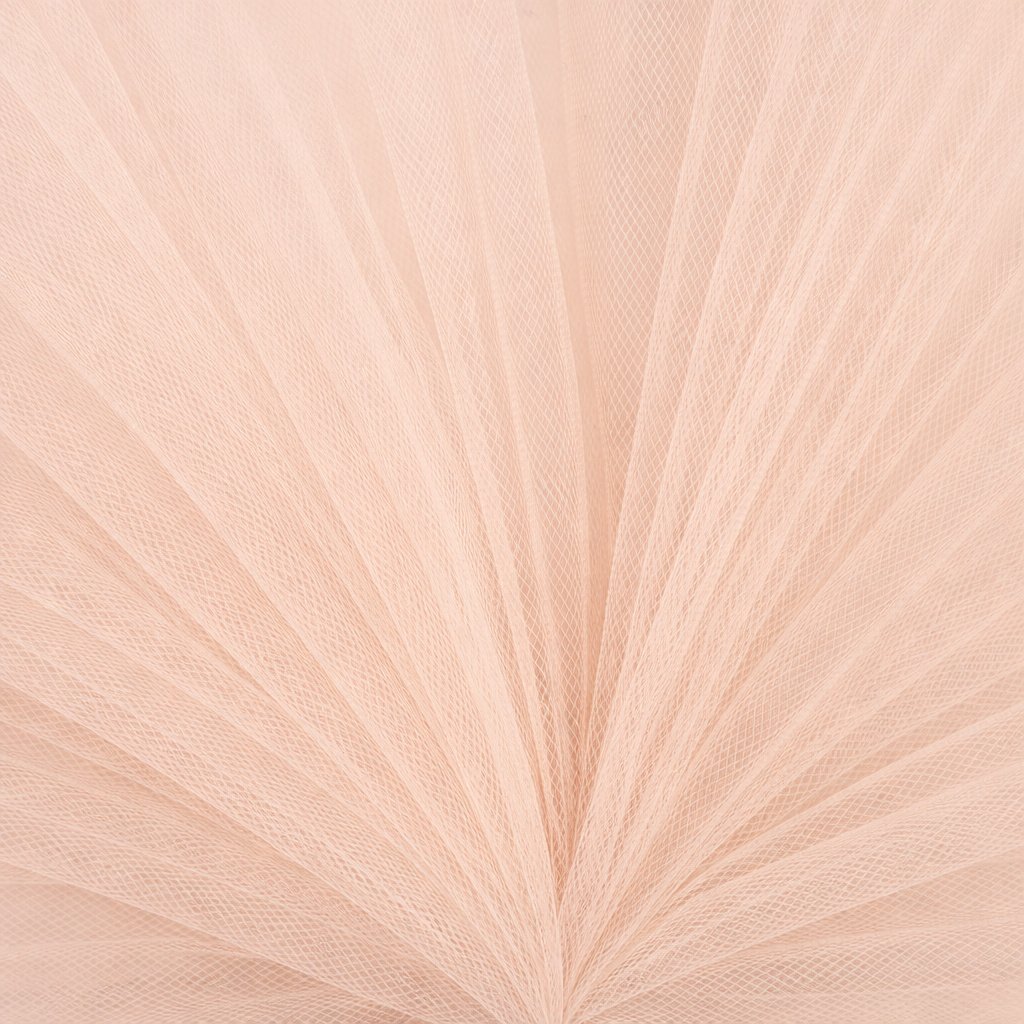 Bruidstule Stof Champagne Rosé – Zacht, Elegant & 300 cm Breed