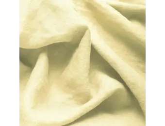 Fijne Linnen Stof (Stone Washed) Licht Geel