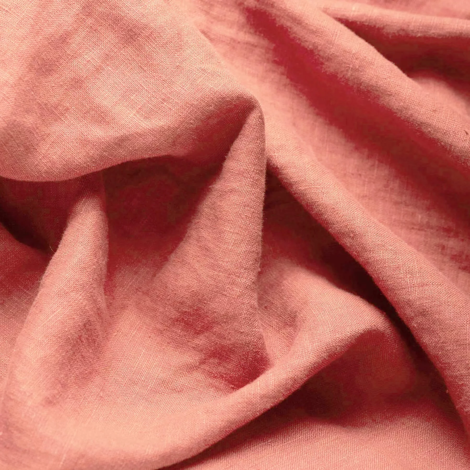 Fijne Linnen Stof Zomer Roze – Stone Washed, Natuurlijk & Ademend
