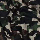 Katoen Poplin Camouflage Groen – Stoer & Veelzijdig