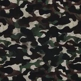 Katoen Poplin Camouflage Groen – Stoer & Veelzijdig