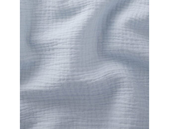 Baby Cotton – Mousseline Stof – Glacier Blauw